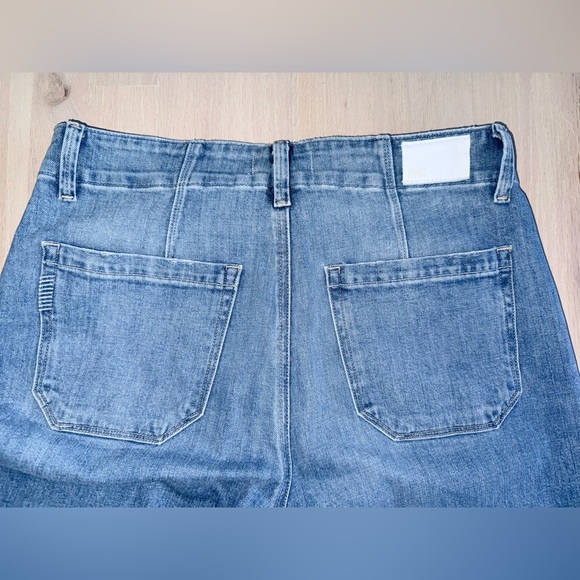 PAIGE “Anessa 31” Raw Hem Viva Light Blue Like New Size 29 - Picture 5 of 12